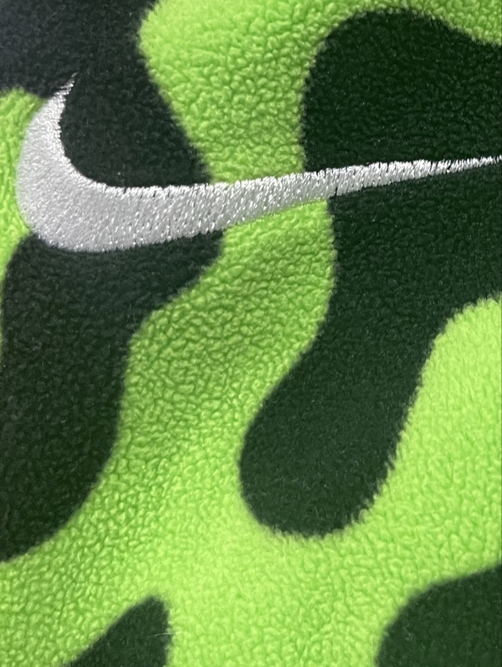 Nike X NYC Parks Mens Green Black Camo Color Block Fleece Jogger Pants Size XXL‎ - Picture 4 of 5